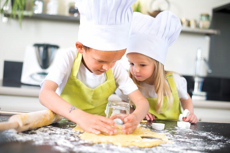 Kid cooking